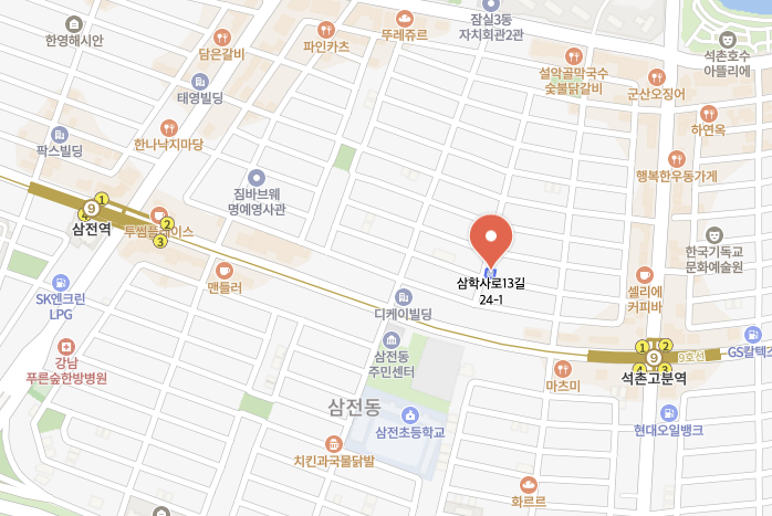 와보라교회 약도